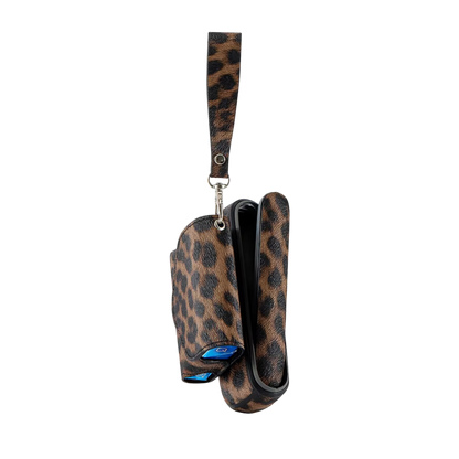 HOLDER SET LEOPARD BROWN