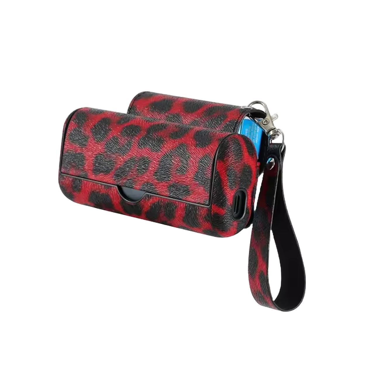 HOLDER SET PRIME RED LEOPARD